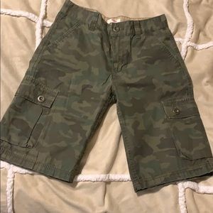Boys Levi Cargo Camo Shorts